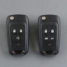 适用keydiy适用于别克gl8天尊折叠钥匙壳 gl8天尊5键原车替换外壳