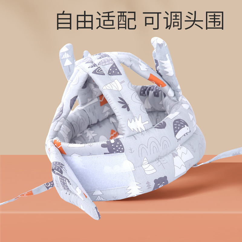 Spot Goods Fall Protection Cap Baby Head Protector Baby Toddler Hat Safety Anti-Collision Breathable Children Fall Protection Pillow Washable