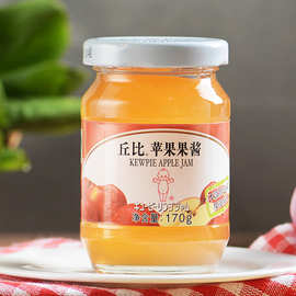 丘比  果酱系列白桃菠萝草莓苹果桑葚什果香橙口味果酱170g