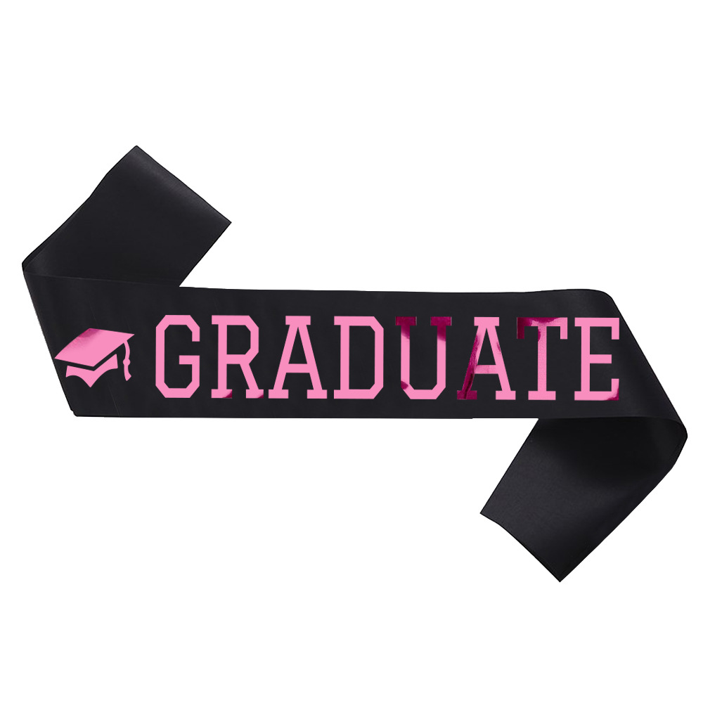 Amazon Spot Graduation Shoulder Strap Gilding Craft I Graduated! Graduation Party Etiquette Belt