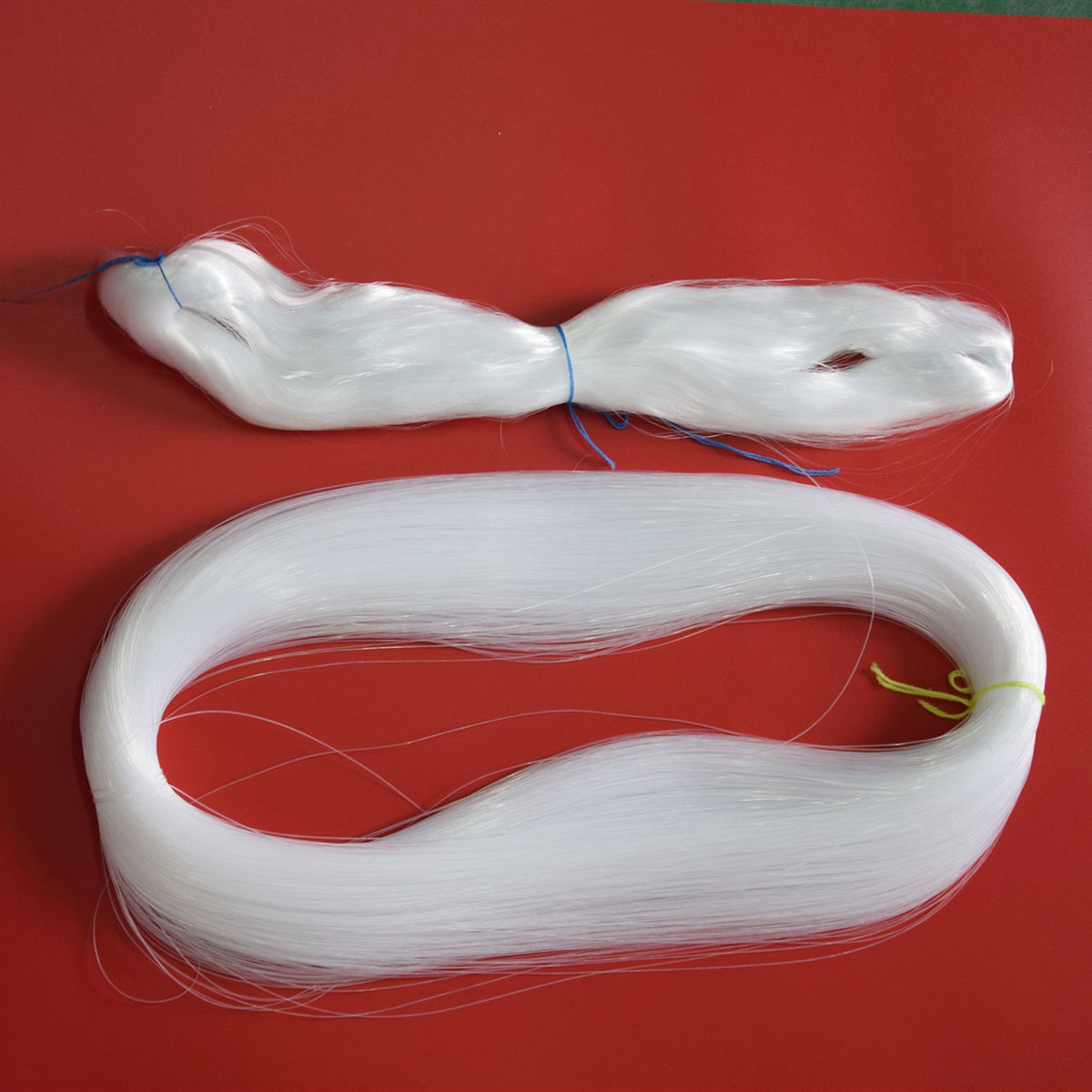 尼龙丝撒网线胶丝线鱼网线海钓线工业线鱼塘防鸟织网线尼龙单丝