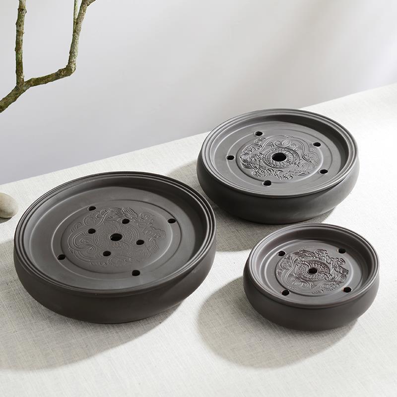陶瓷紫砂功夫茶具套装 大号小号茶船茶盘茶海茶洗储水式特价清仓