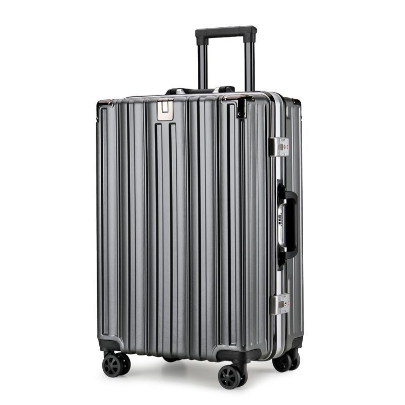 Aluminium Frame Luggage Luggage Men's Large Capacity Universal Wheel Student 24 Password Suitcase Female Cross-Border Suitcase Wholesale