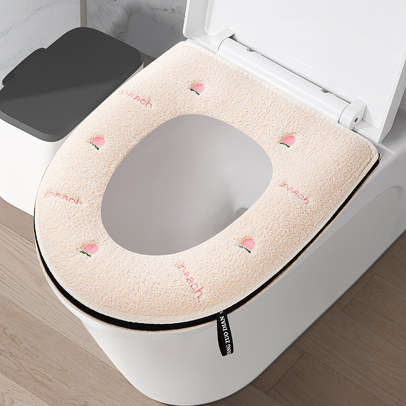2023 New Toilet Mat Thickened Toilet Seat Domestic Toilet Four Seasons Universal Closestool Cushion Waterproof Cover Toilet Seat