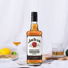 行货白占边波本威士忌金宾波本Jim Beam 白占边威士忌美国750