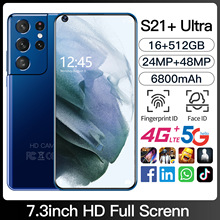 S21+ Ultra现货外贸智能手机7.3大屏跨境外文低价手机现货批发