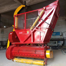 秸秆回收机 玉米秸粉碎收集机 四轮自卸式麦秸收割机