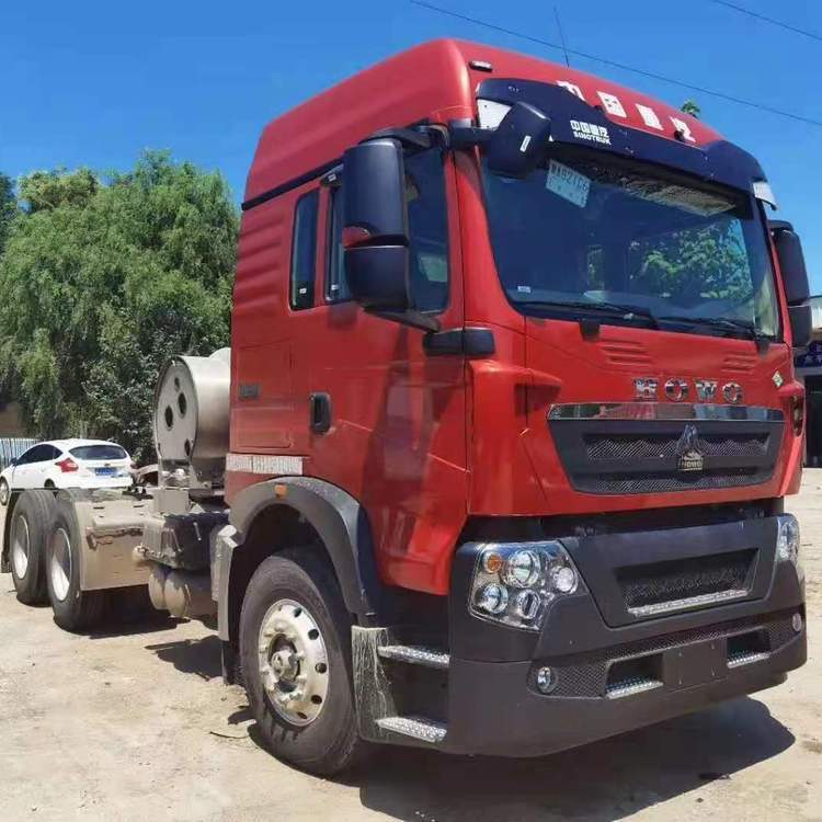 中国重汽豪沃tx天燃气牵引车440马力国六大处理红色-阿里巴巴