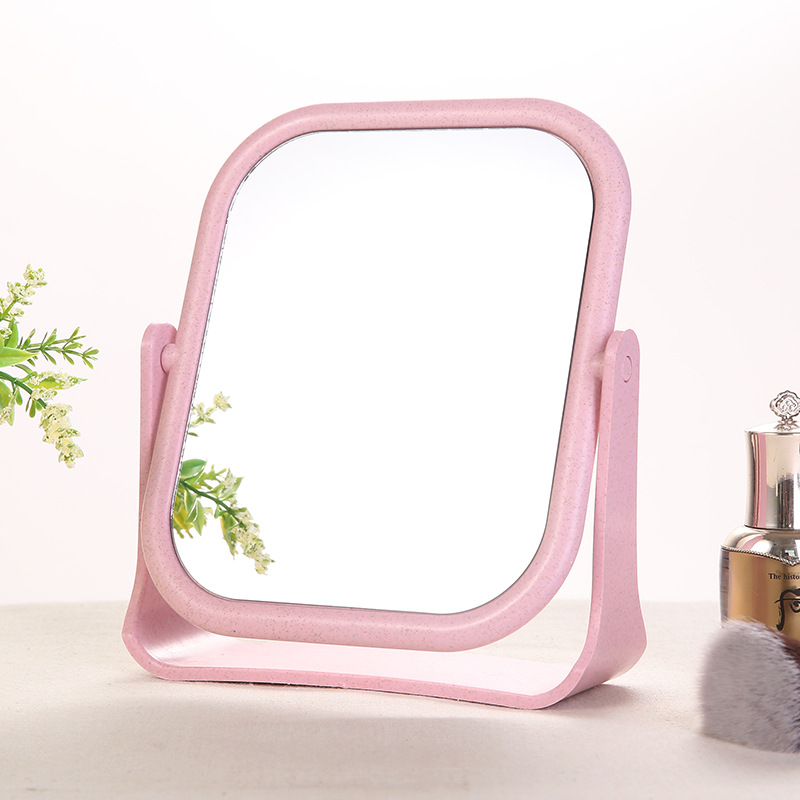 Internet Celebrity Ins Style Mirror Makeup Mirror Desktop Home Small Student Dormitory Double-Sided Vanity Mirror Female Wholesale