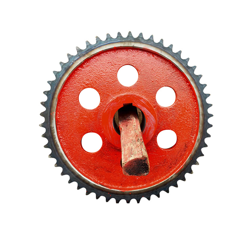 ne提升机链轮大型链轮工业用齿轮链轮精铸钢提升机双排链轮总成