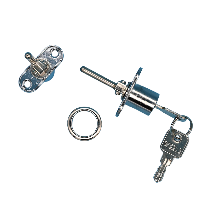 一锁三小锁三联锁文件柜锁头联动锁杆抽屉锁三连锁办公桌抽屉锁芯