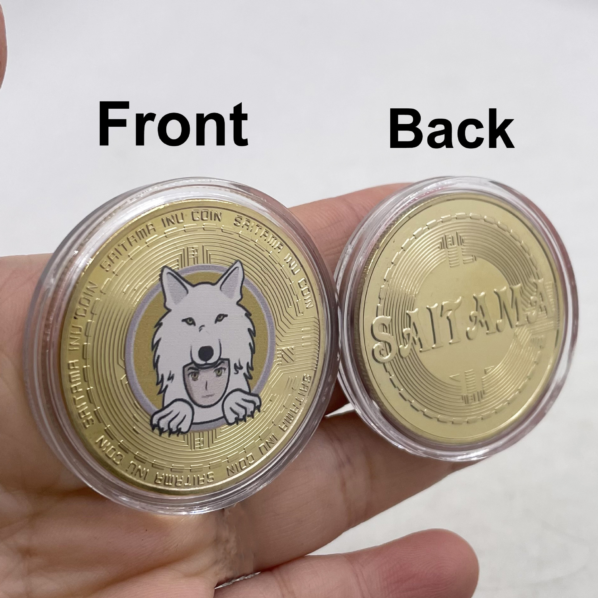 dogecoin 金属新数字虚拟硬币狗狗币 比特币 收藏硬币