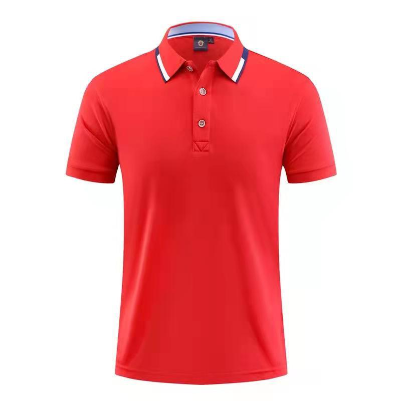 Summer Short-Sleeved Polo Shirt Custom Advertising Shirt Work Clothes Printed Logo Student Party Business Attire Work Wear Cultural Shirt