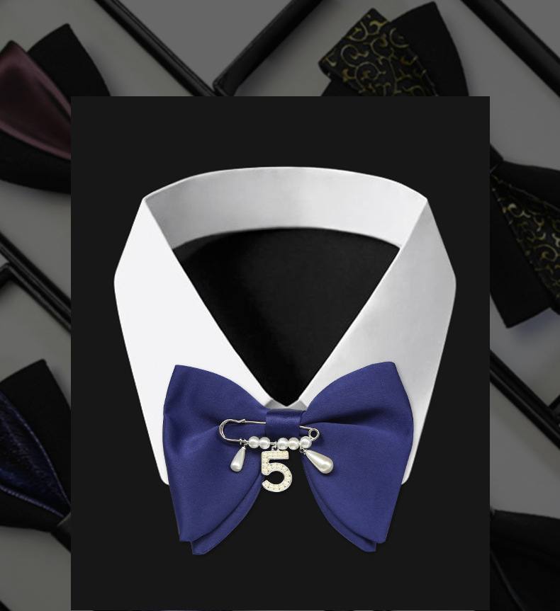 领结产地嵊州造型可定制样式男式颜色001蓝色,002绿