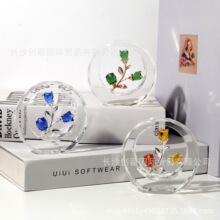 创意水晶花蕾工艺品摆件教师节母亲节新居乔迁新居馈赠礼品