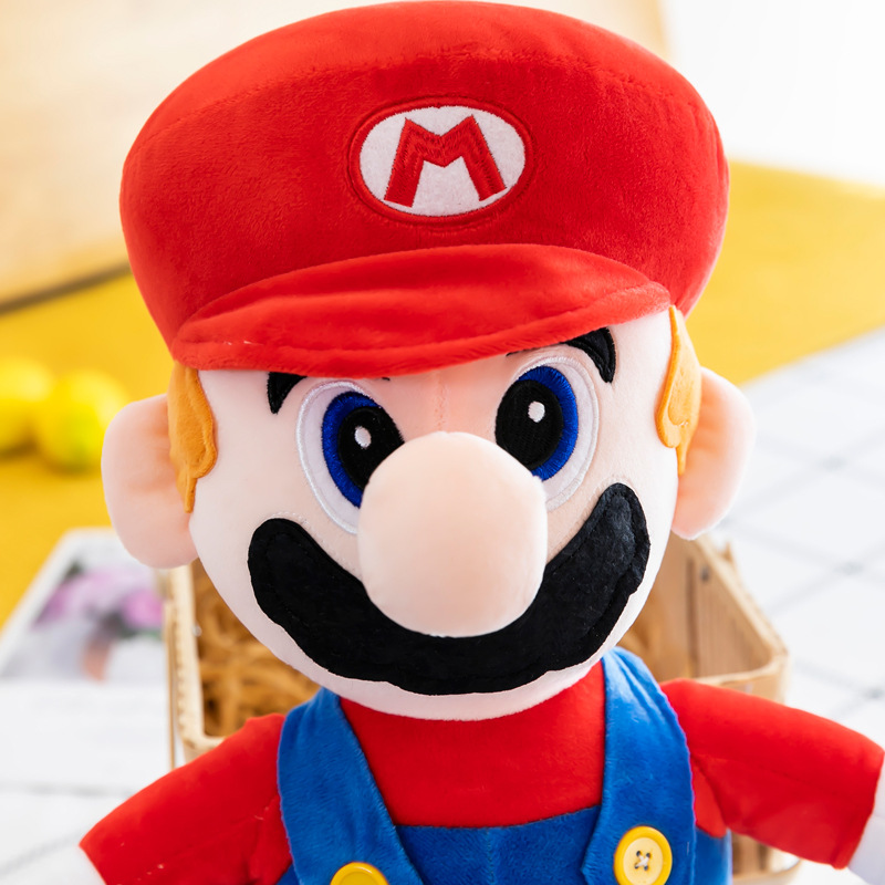 New Mario Plush Toy Doll Cartoon Design Mary Doll Internet Celebrity Product Children's Birthday Gifts