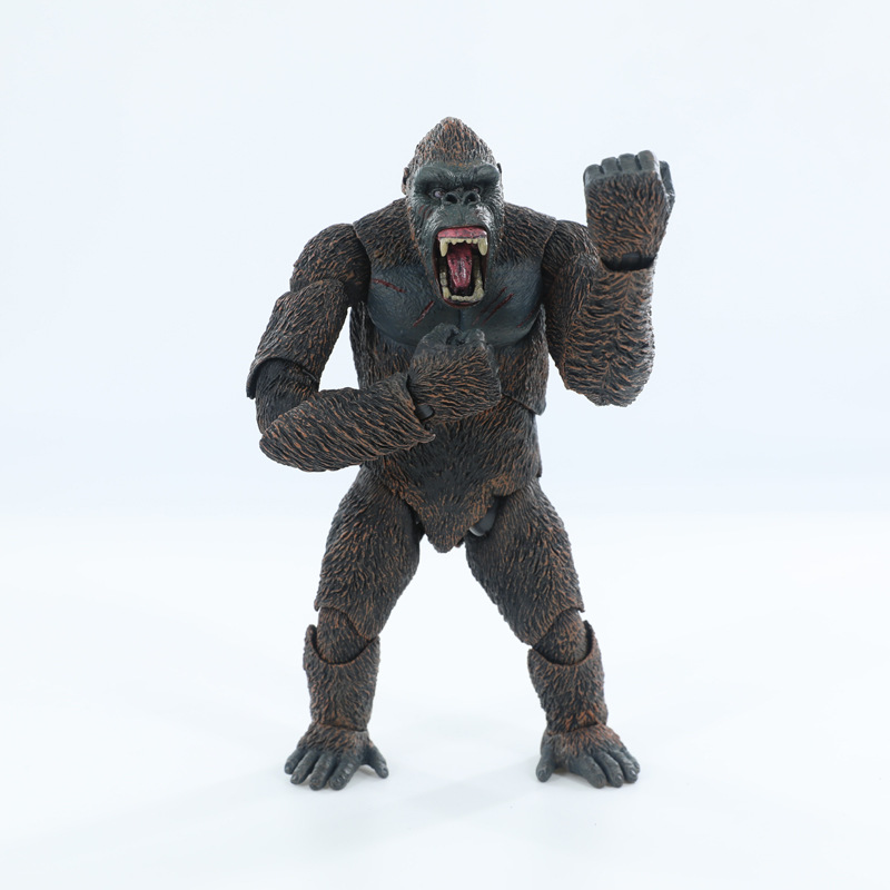 godzilla哥斯拉大战金刚kingkong骷髅岛大猩猩怪兽手办模型摆件