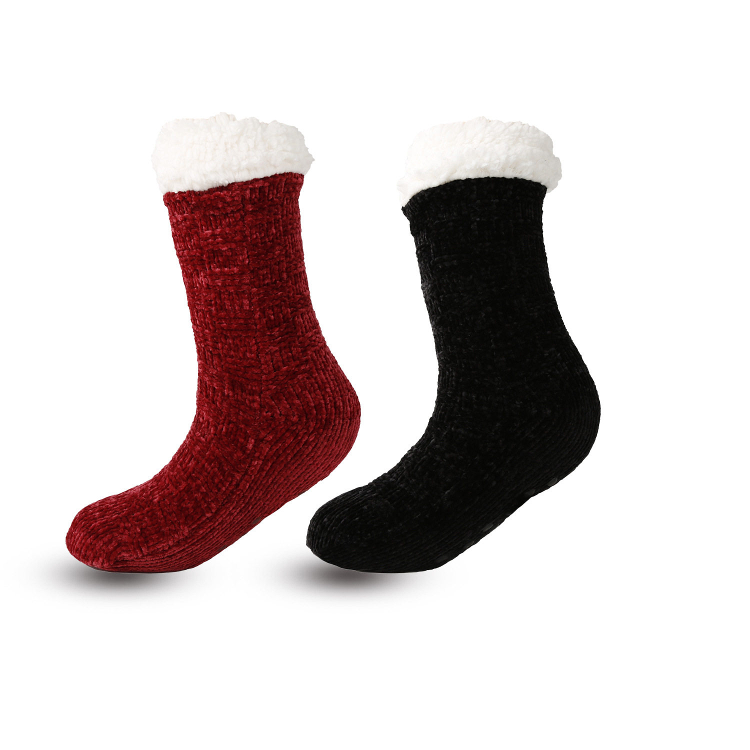 Autumn and Winter Socks Women's Thickened Velvet Cold Protection Warm Self-Heating Snow Socks Women's Room Socks Tube Socks