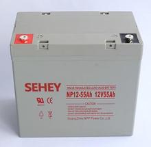 SEHEY西力蓄电池12V55AH/NPG55-12免维护直流屏UPS EPS电源用电瓶