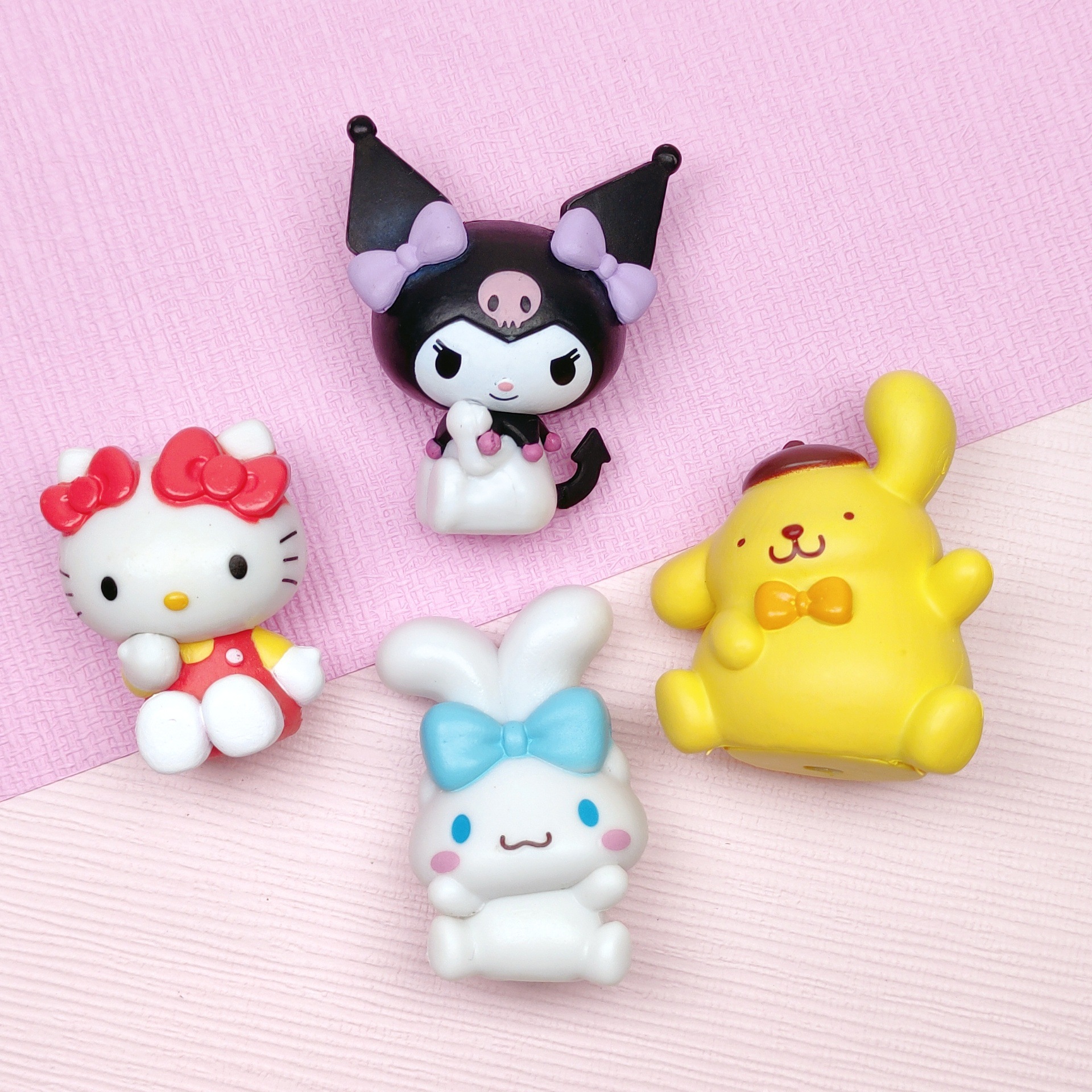 祖国pvc塑胶立体 三丽鸥库洛米玉桂狗公仔 diy手机壳配件手工材料