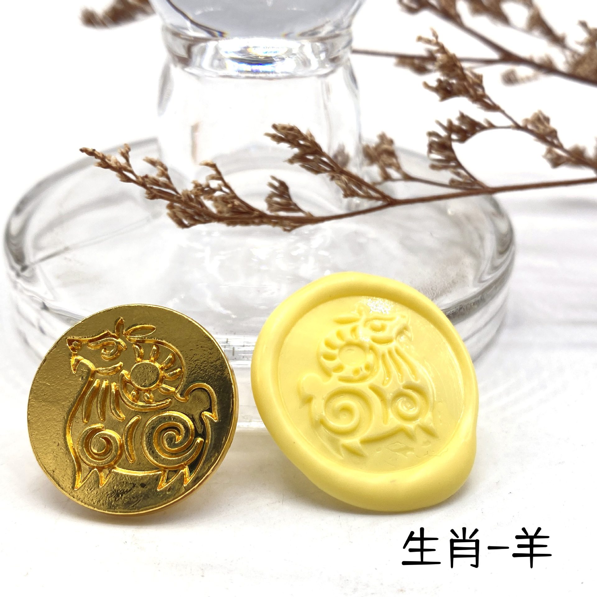 Retro Wax Seal Chapter Head Alloy Wholesale Special-Shaped Relief Wax Seal Head Accessories Spot Creative Chapter Head