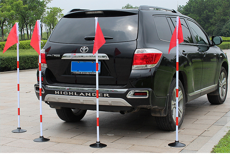 移动足球训练标志杆交通警示杆倒车训练绕杆蛇形绕杆1.5米练车杆