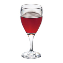 郁金香型 透明PC 葡萄酒高脚杯 亚克力酒杯 勃艮第 塑料红酒杯