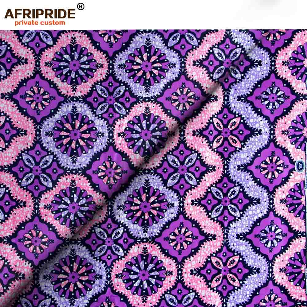 Foreign Trade Africa Ethnic Clothes Style Printing and Dyeing Real Cerecloth Cotton Printed Fabric Afripride Wax 351