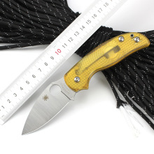 spyderco蜘蛛c123 折刀户外刀具edc随身pei防身折叠刀跨境