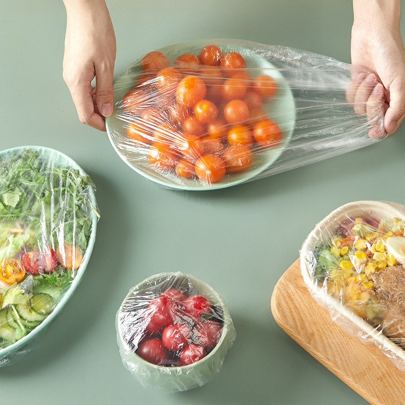 一次性保鲜膜套剩菜剩饭保鲜罩膜松紧口自封口保鲜膜家用盖套碗罩