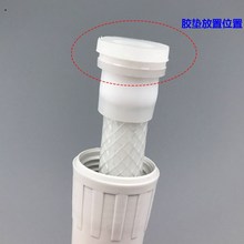 4分白色硅胶垫圈淋浴软管进水管垫片防漏水密封圈橡胶垫花洒垫片