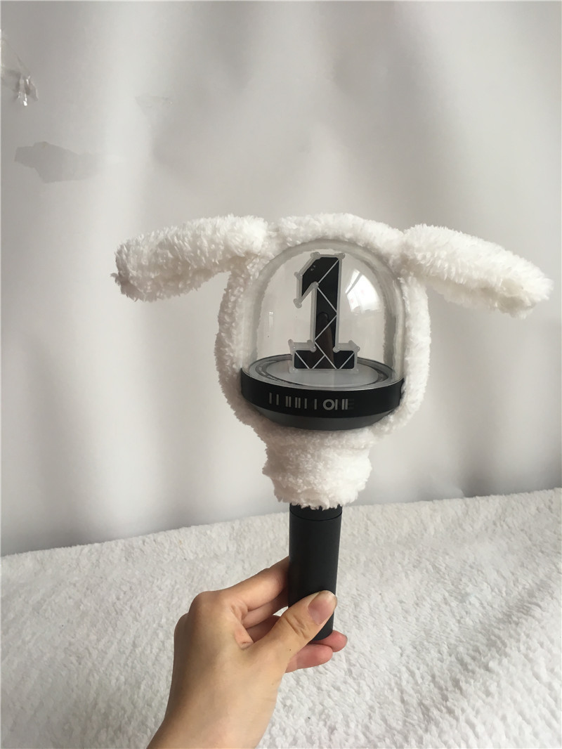 wanna one周边应援灯应援棒套毛绒套子保护套演唱会卡通应援套子