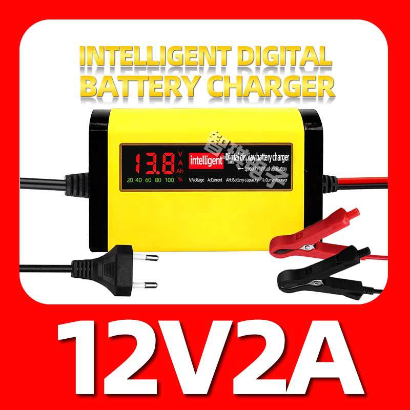 摩托车电瓶修复小货车蓄电瓶液晶充电器12V伏6A3安5a2SUV汽车电池