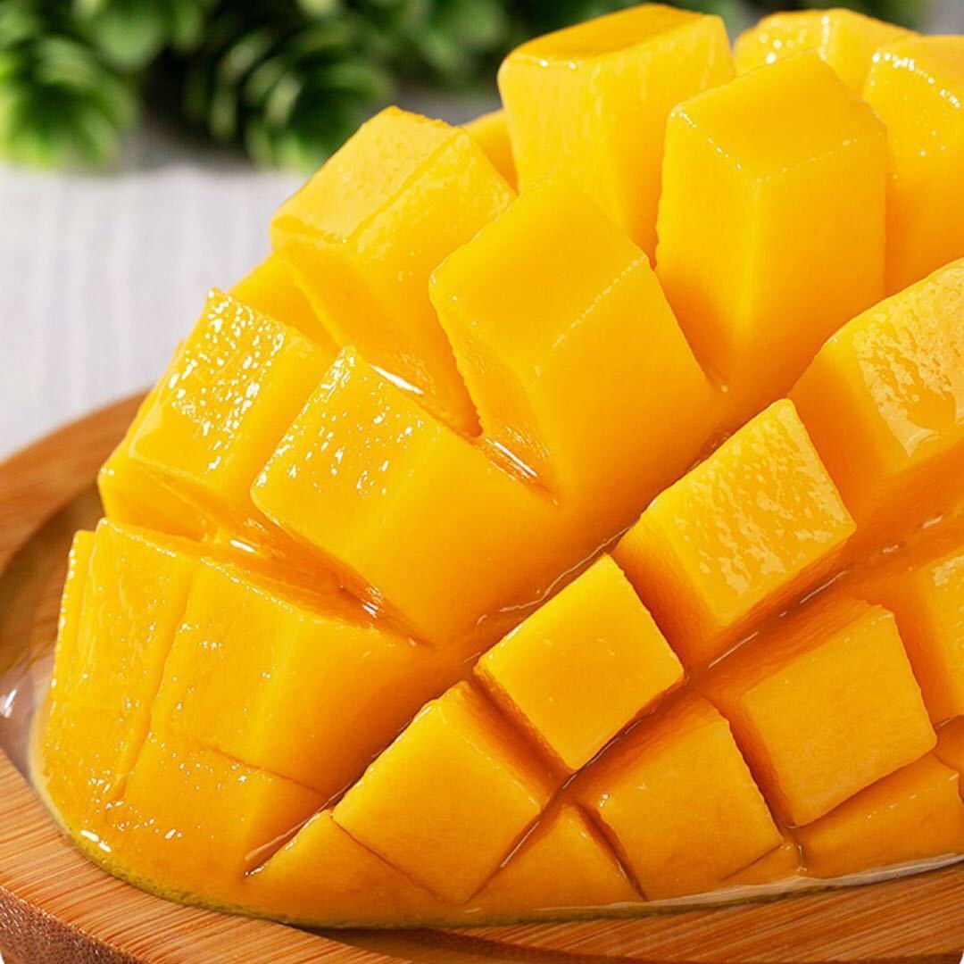 芒果新鲜10斤越南大青芒特大水果生鲜整箱金煌应季当季青芒果鲜果