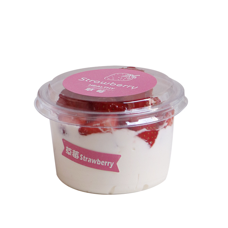 Internet Celebrity Ice Cream Box Homemade Yogurt Mousse Cup Jelly Pudding Custard Cake Baking Packaging Box