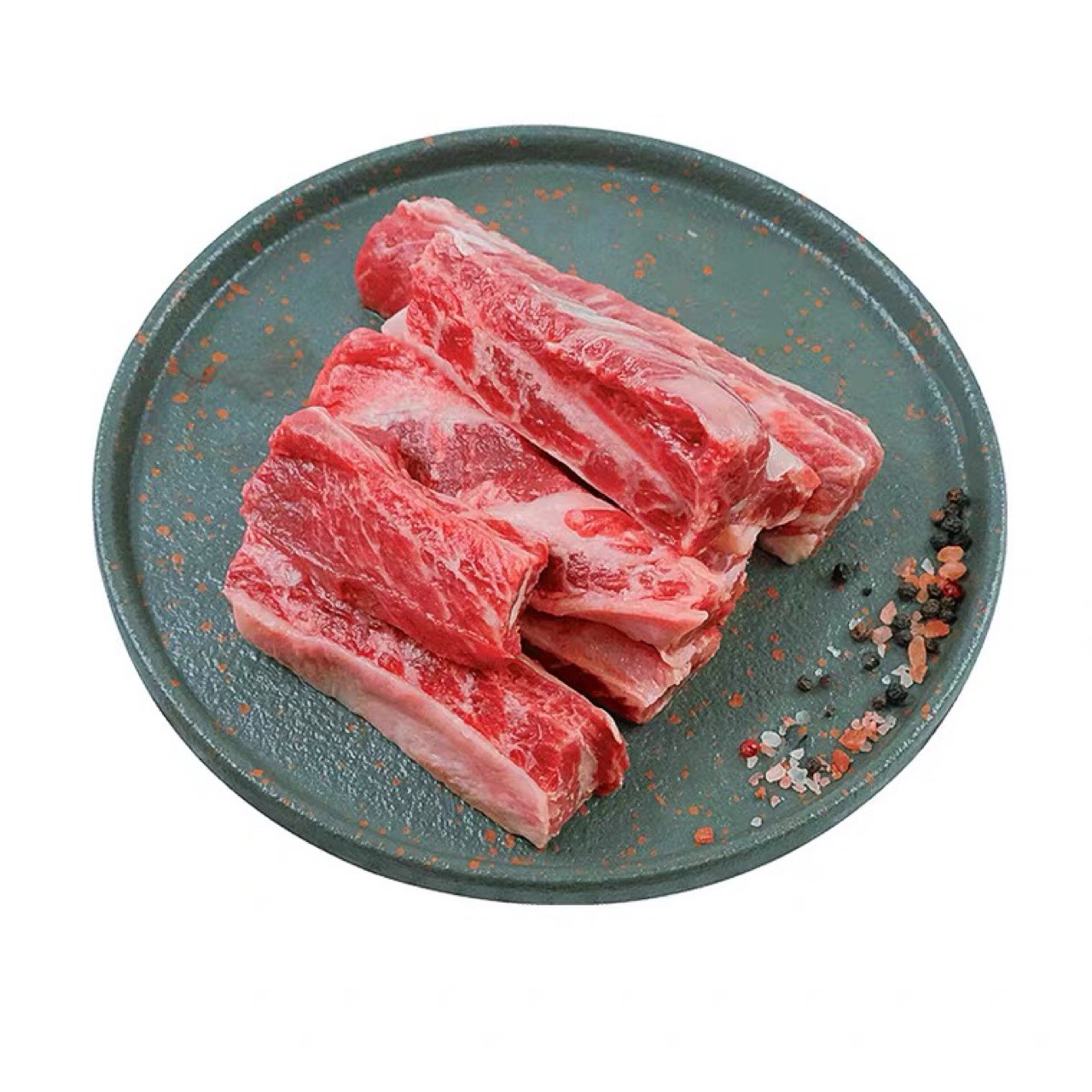 巴西4507谷饲牛肋条胸腹短肋日料烤肉食材韩式烤肉安格斯牛肉商用