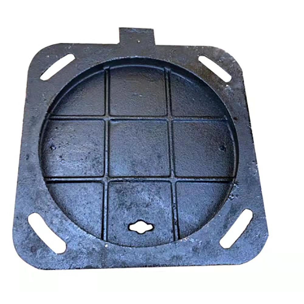 球墨铸铁井盖化粪池密封窨井盖污水重型家用小井盖圆形300可走车