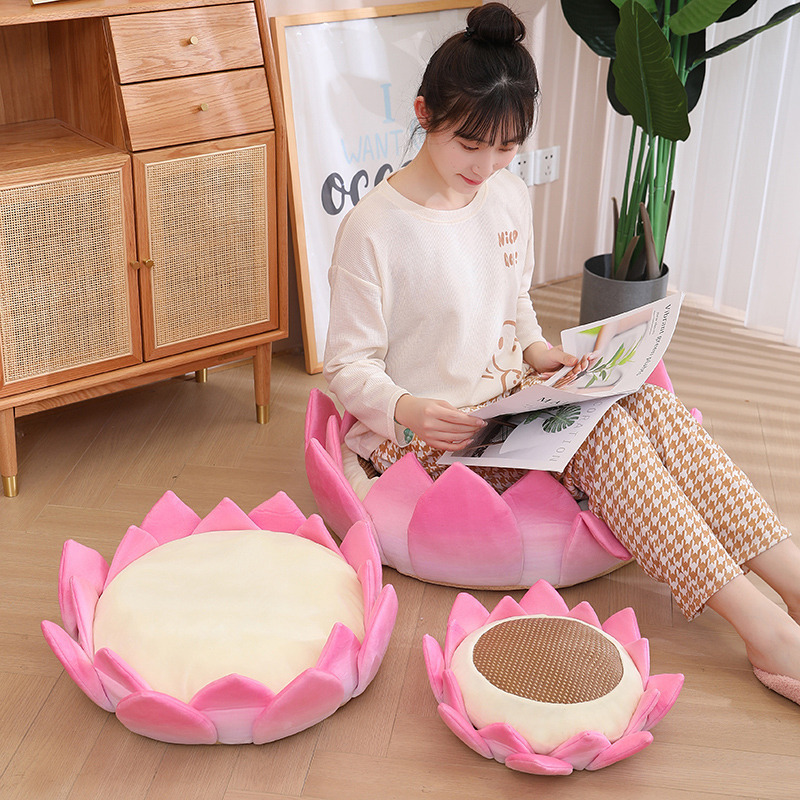 莲花坐垫好运莲莲宝座荷花座垫屁垫蒲团地上打坐垫子拜垫跪垫连连