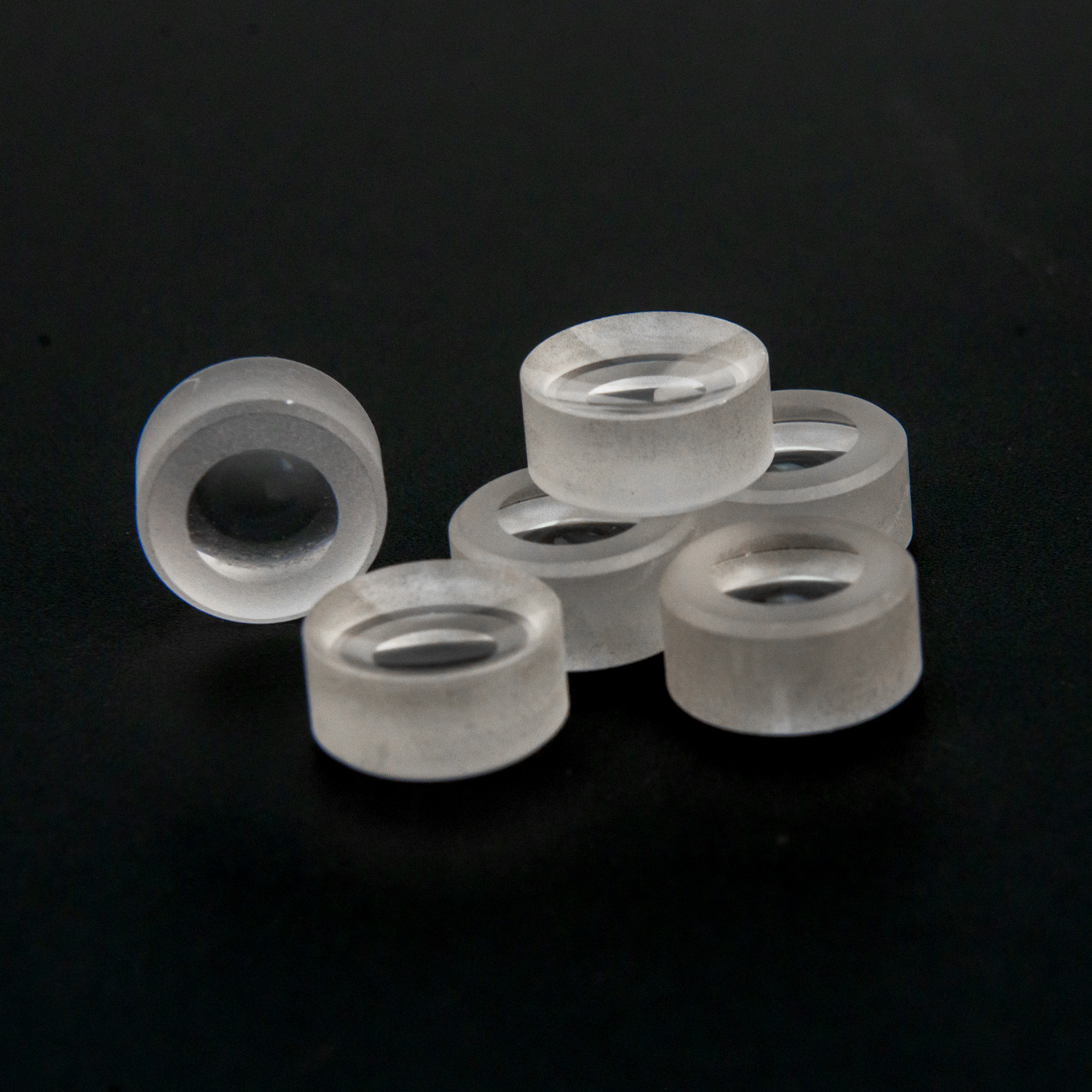 凹凸透镜k9聚光玻璃镜片镀膜棱镜光学平凹透镜广告灯投影灯hmy