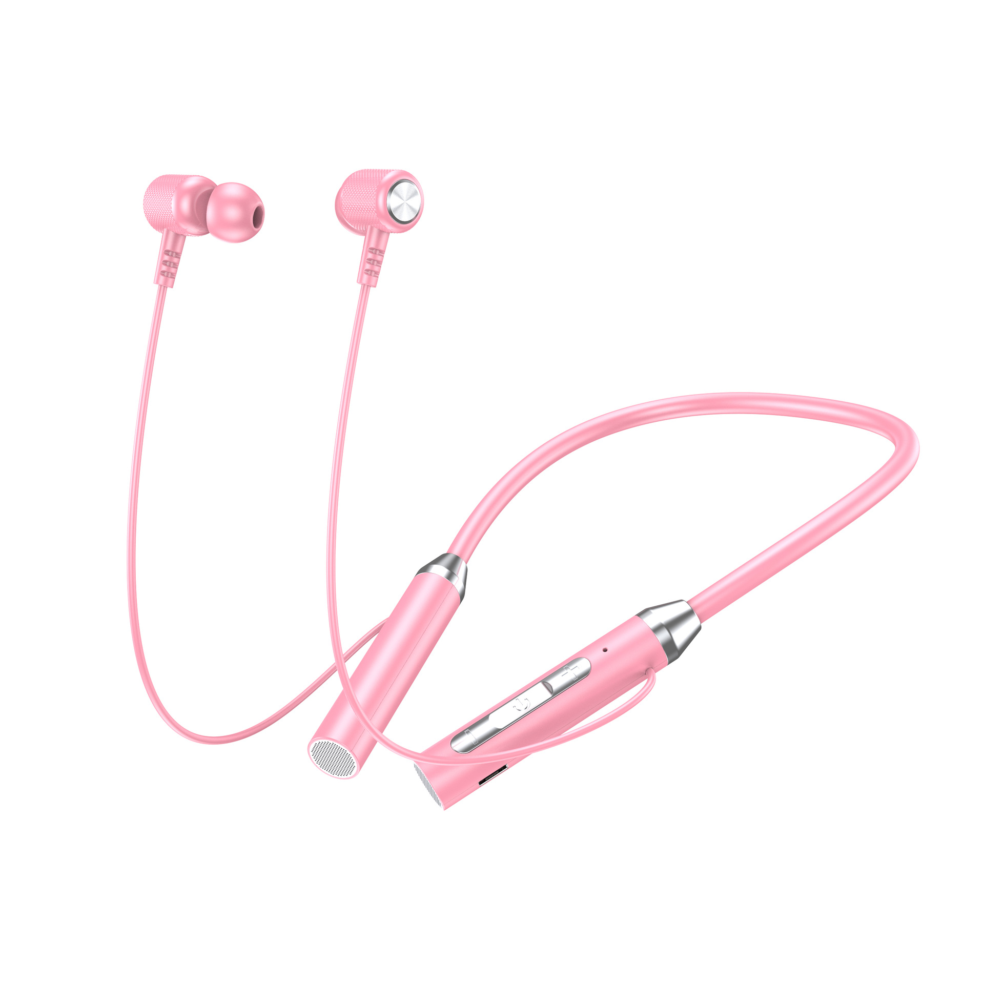 New Halter Bluetooth Wireless Headset Neck Hanging Sports Binaural in-Ear Ultra-Long Standby Endurance Factory Wholesale