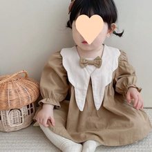 女宝宝衣服秋装韩版女童学院风连衣裙婴幼儿公主裙外出服洋气套装