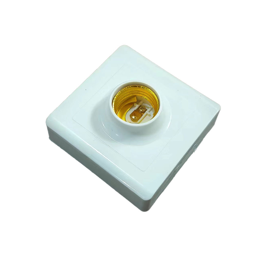 86型e27螺口灯头灯座 平装式明装灯座-阿里巴巴