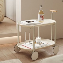 北欧风创意小推车边几可移动简约现代小户型沙发边几桌床头置物架