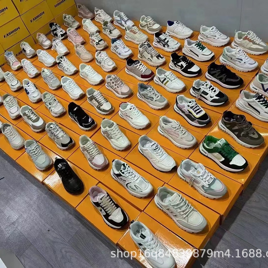 【温州工厂尾货鞋子批发】库存鞋处理鞋杂款鞋地摊鞋直播鞋运动鞋