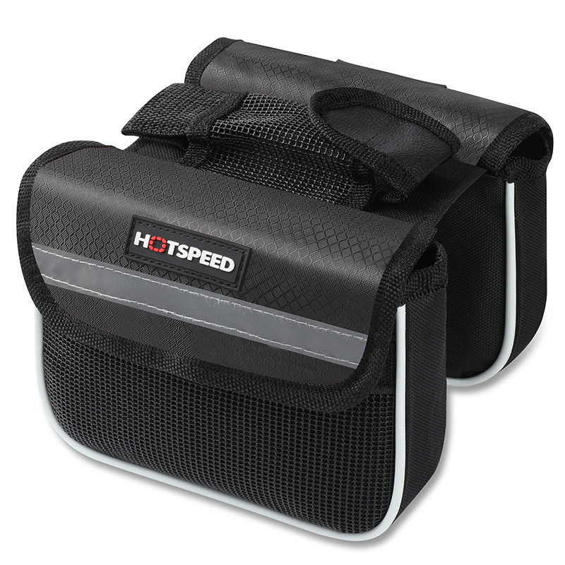 通用前梁跨包横梁挎包前梁包变速赛车高亮反光安全骑行山地自行车