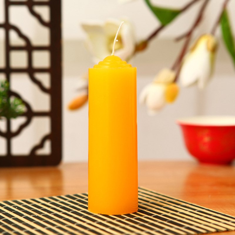 Ji Zhiguang Household Lighting Candle Red White Yellow Thick Cylindrical Power Failure Emergency Romantic Wedding Large Factory Wholesale