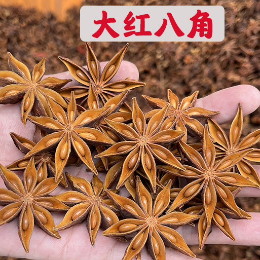 批发大红八角 广西八角大料 调味香料桂皮 新货八角干料产地货源