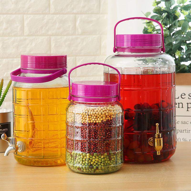 加厚密封方格杨梅酒泡酒瓶|酵素酒瓶|葡萄酿酒瓶自酿瓶梅酒瓶