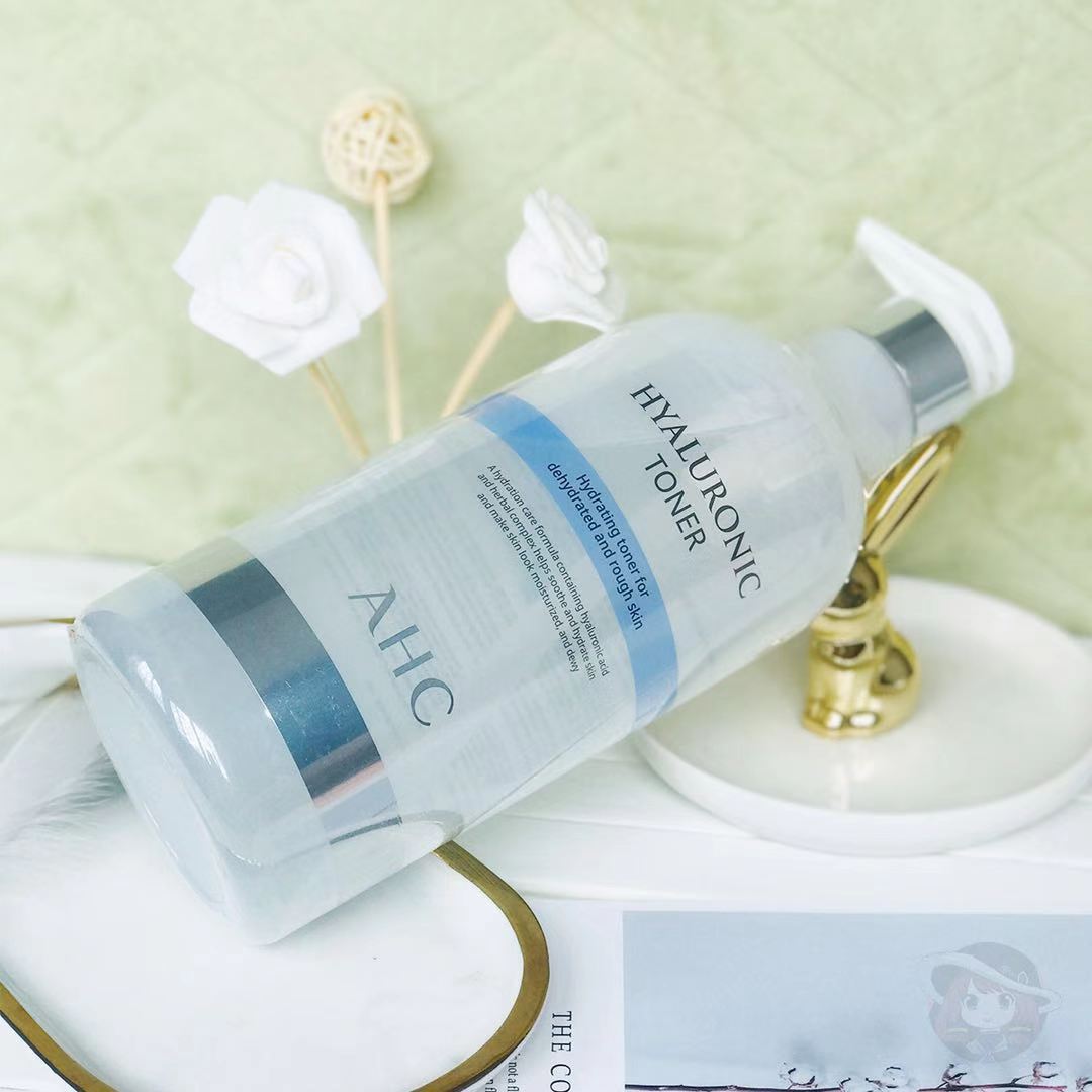 韩国ahc爽肤水1000ml 湿敷水玻尿酸爽肤水补水保湿 神仙大水