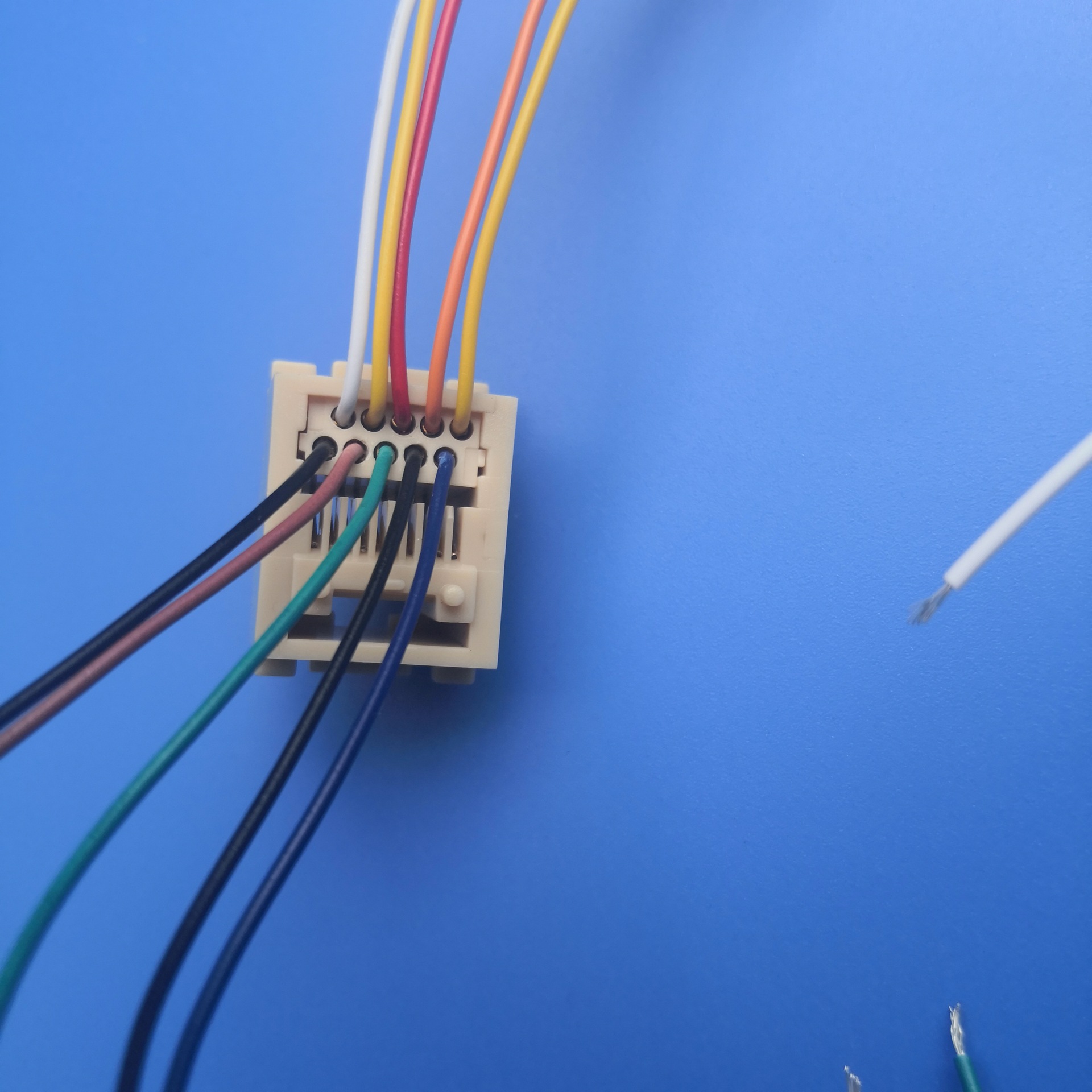 rj45带线插座 641d10p 水晶头连接器母座 10年老店厂家直销